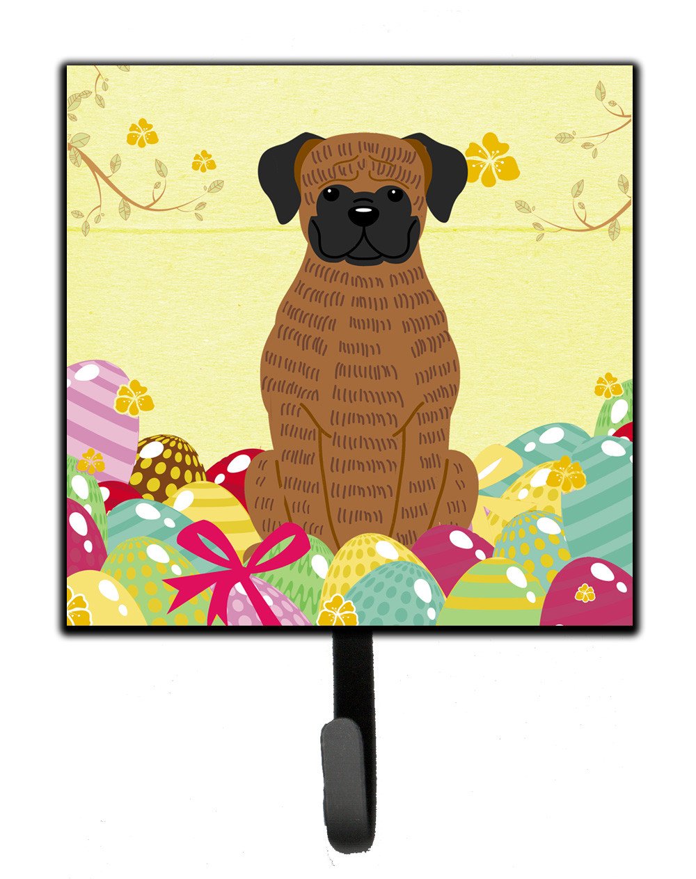 Easter Eggs Brindle Boxer Leash or Key Holder BB6117SH4 by Caroline's Treasures