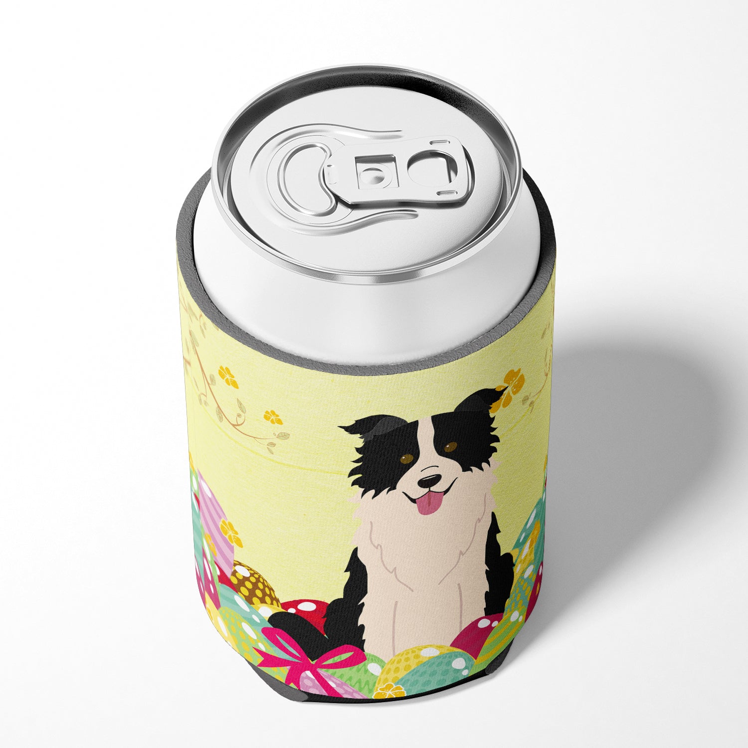 Easter Eggs Border Collie Black White Can or Bottle Hugger BB6118CC  the-store.com.