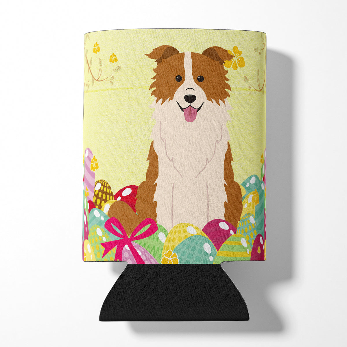 Easter Eggs Border Collie Red White Can or Bottle Hugger BB6119CC  the-store.com.