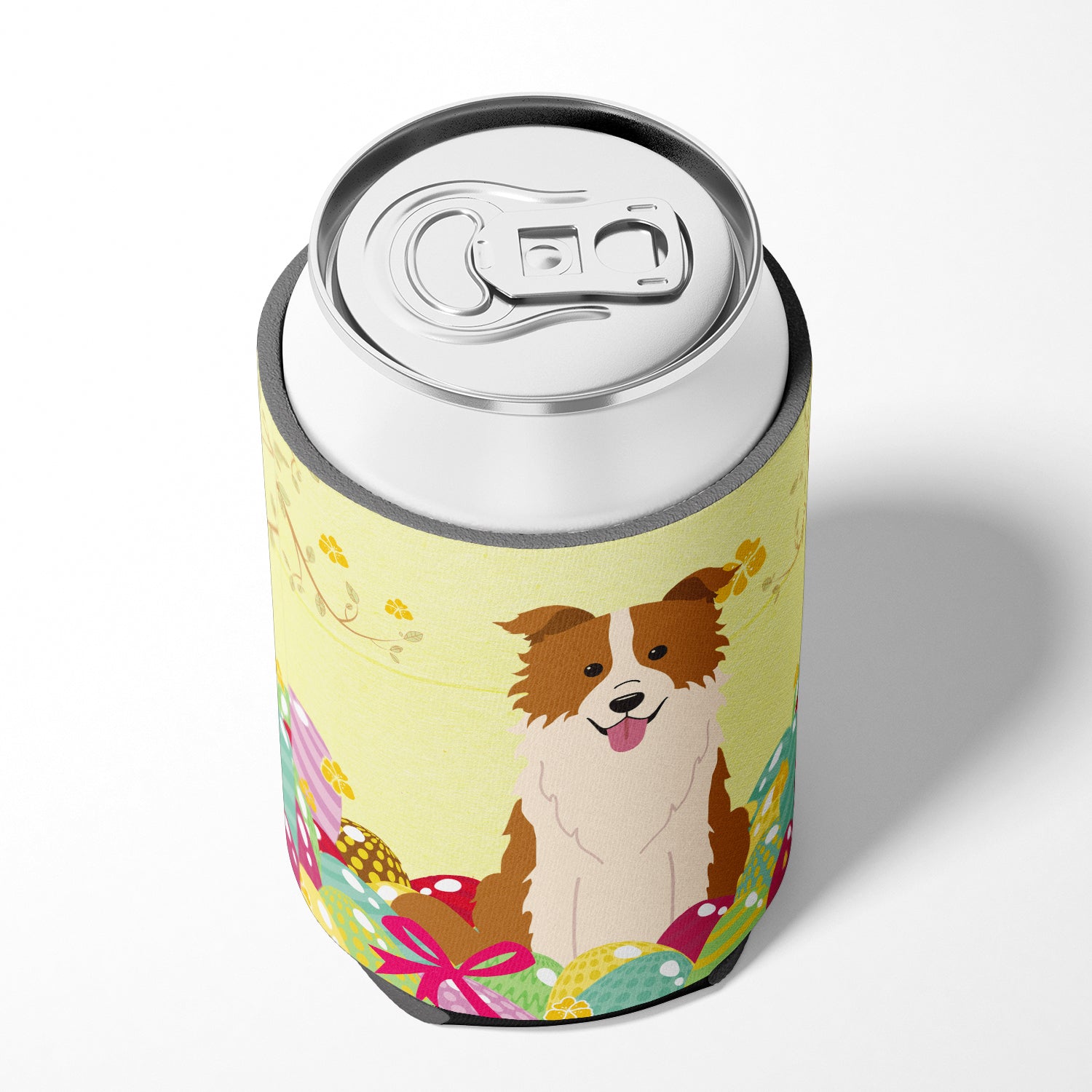 Easter Eggs Border Collie Red White Can or Bottle Hugger BB6119CC  the-store.com.