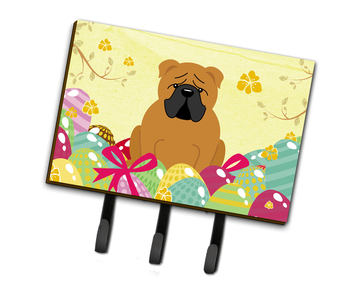 Easter Eggs English Bulldog Red Leash or Key Holder BB6122TH68  the-store.com.