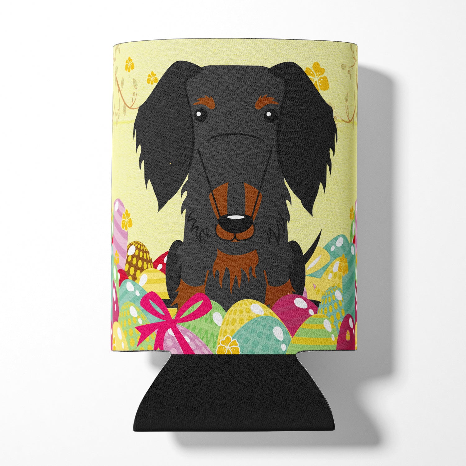 Easter Eggs Wire Haired Dachshund Black Tan Can or Bottle Hugger BB6127CC  the-store.com.