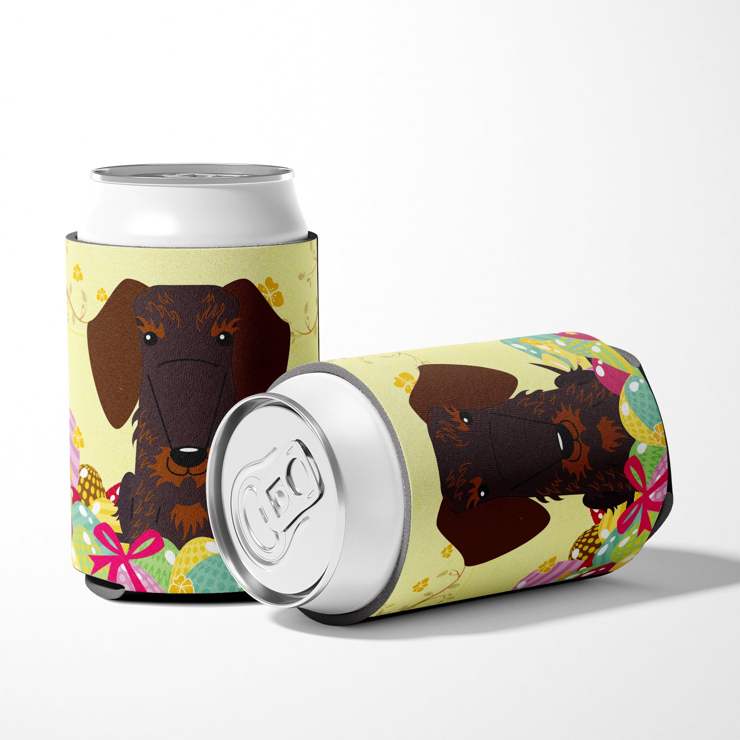 Easter Eggs Wire Haired Dachshund Chocolate Can or Bottle Hugger BB6129CC  the-store.com.