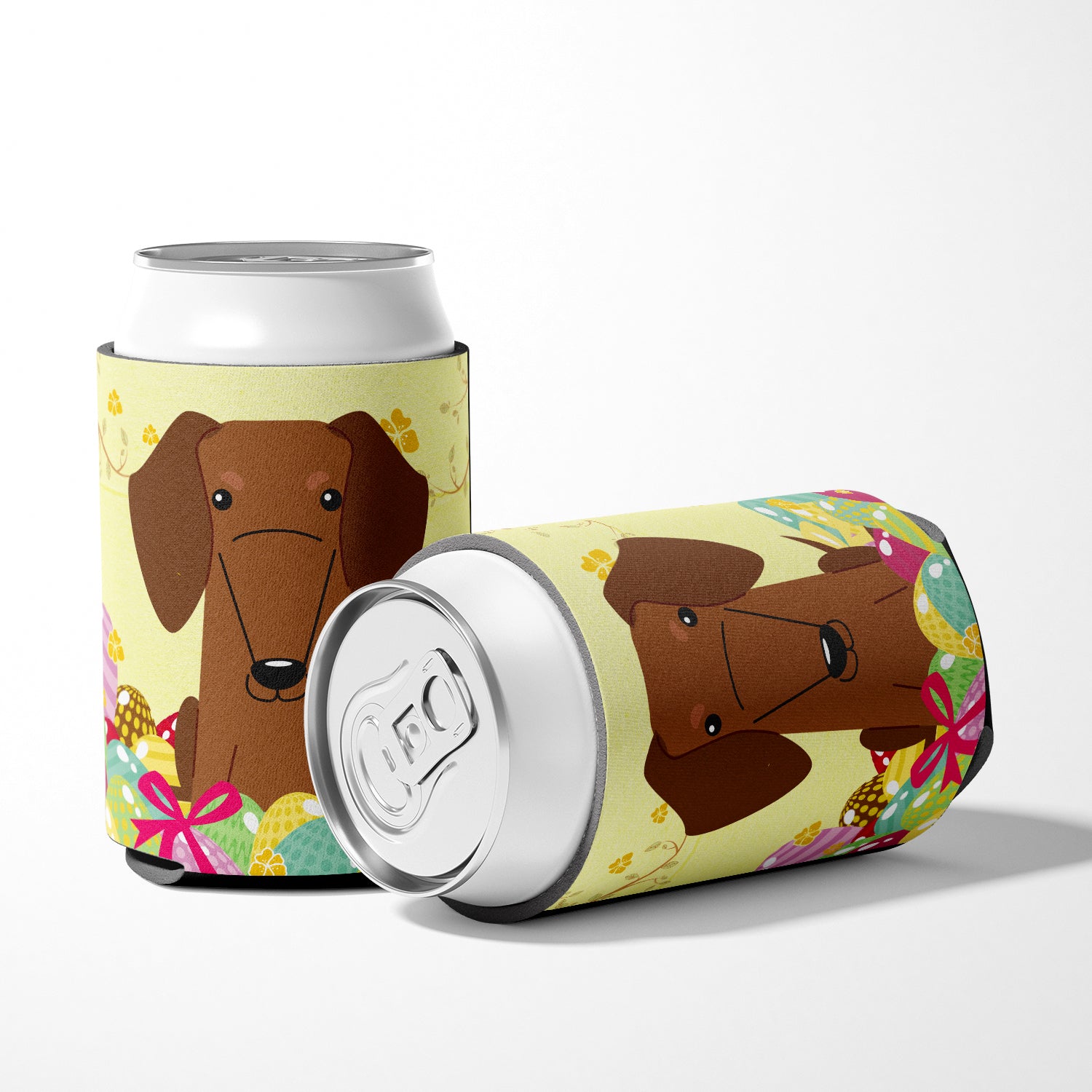 Easter Eggs Dachshund Red Brown Can or Bottle Hugger BB6130CC  the-store.com.