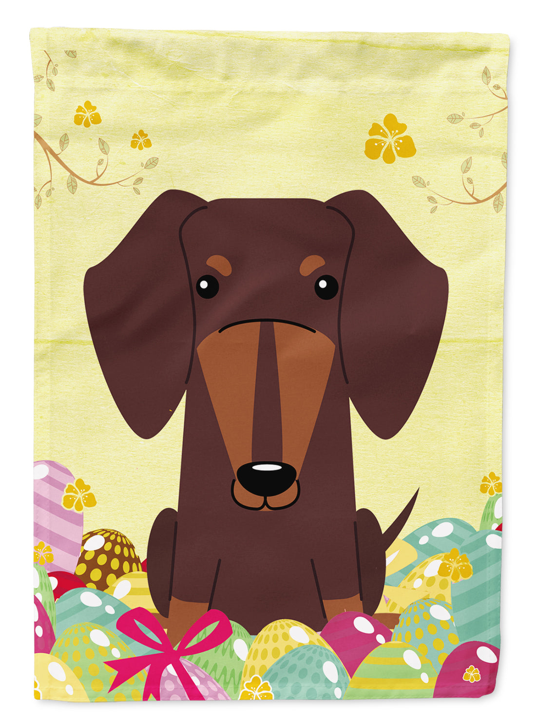 Easter Eggs Dachshund Chocolate Flag Garden Size BB6131GF  the-store.com.