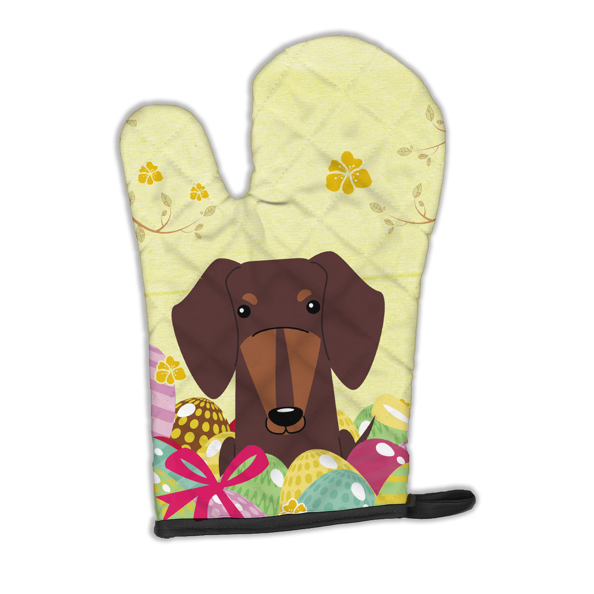 Easter Eggs Dachshund Chocolate Oven Mitt BB6131OVMT  the-store.com.