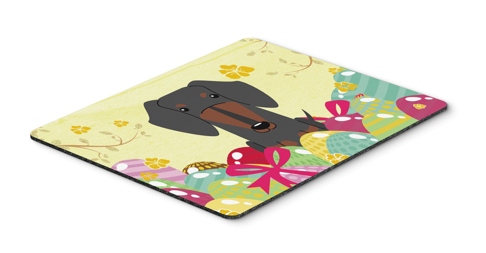 Easter Eggs Dachshund Black Tan Mouse Pad, Hot Pad or Trivet BB6132MP by Caroline's Treasures