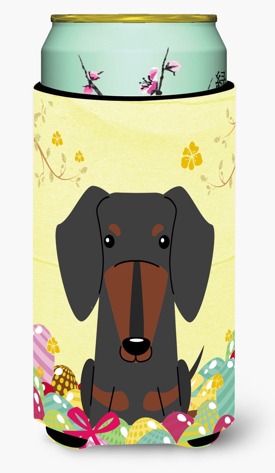 Easter Eggs Dachshund Black Tan Tall Boy Beverage Insulator Hugger BB6132TBC by Caroline's Treasures