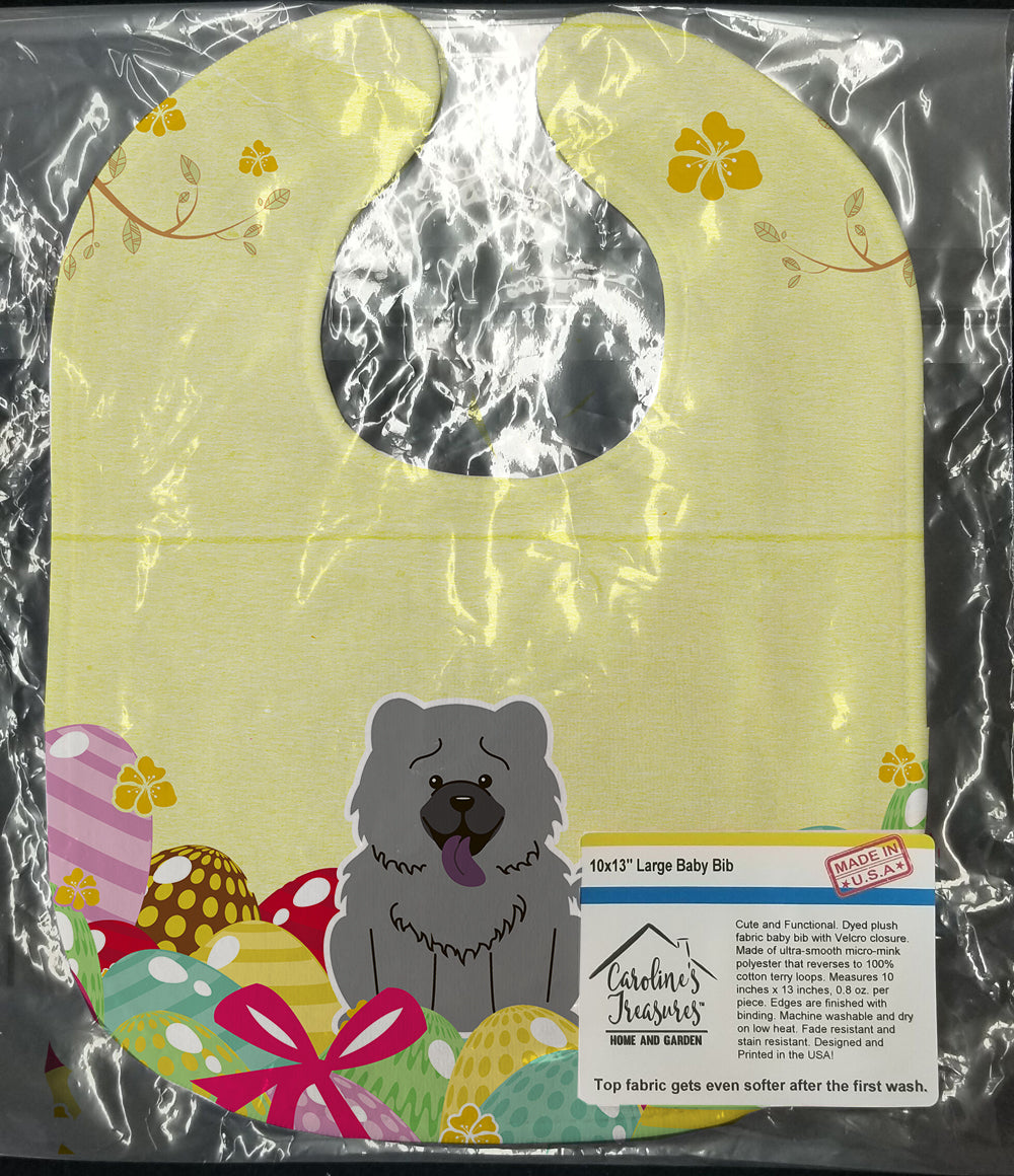 Easter Eggs Chow Chow Blue Baby Bib BB6139BIB - the-store.com