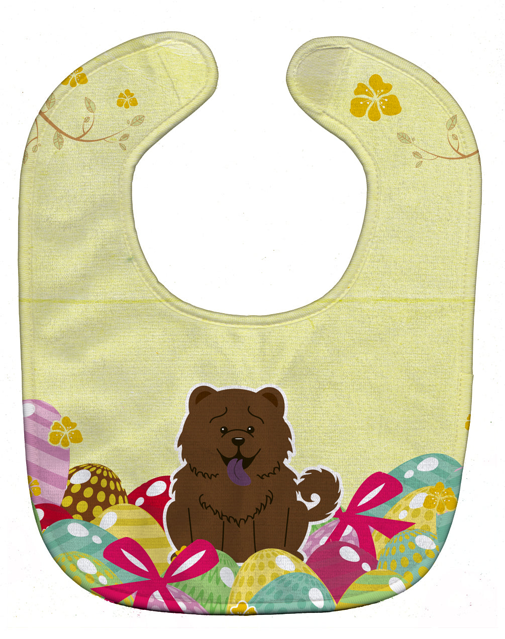 Easter Eggs Chow Chow Chocolate Baby Bib BB6141BIB - the-store.com