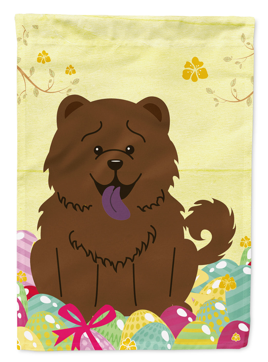 Easter Eggs Chow Chow Chocolate Flag Garden Size BB6141GF  the-store.com.