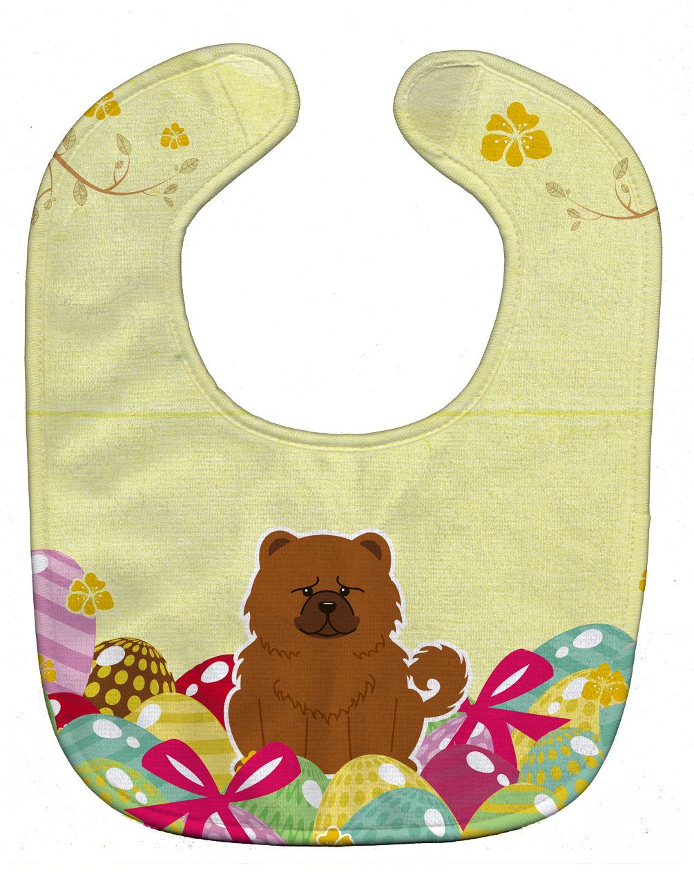 Easter Eggs Chow Chow Red Baby Bib BB6142BIB - the-store.com