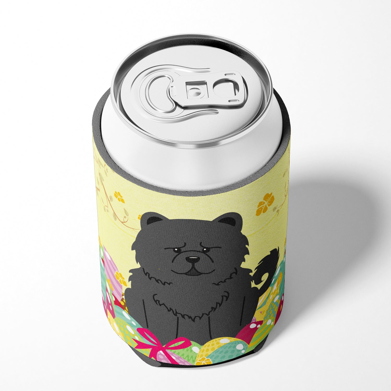 Easter Eggs Chow Chow Black Can or Bottle Hugger BB6143CC  the-store.com.