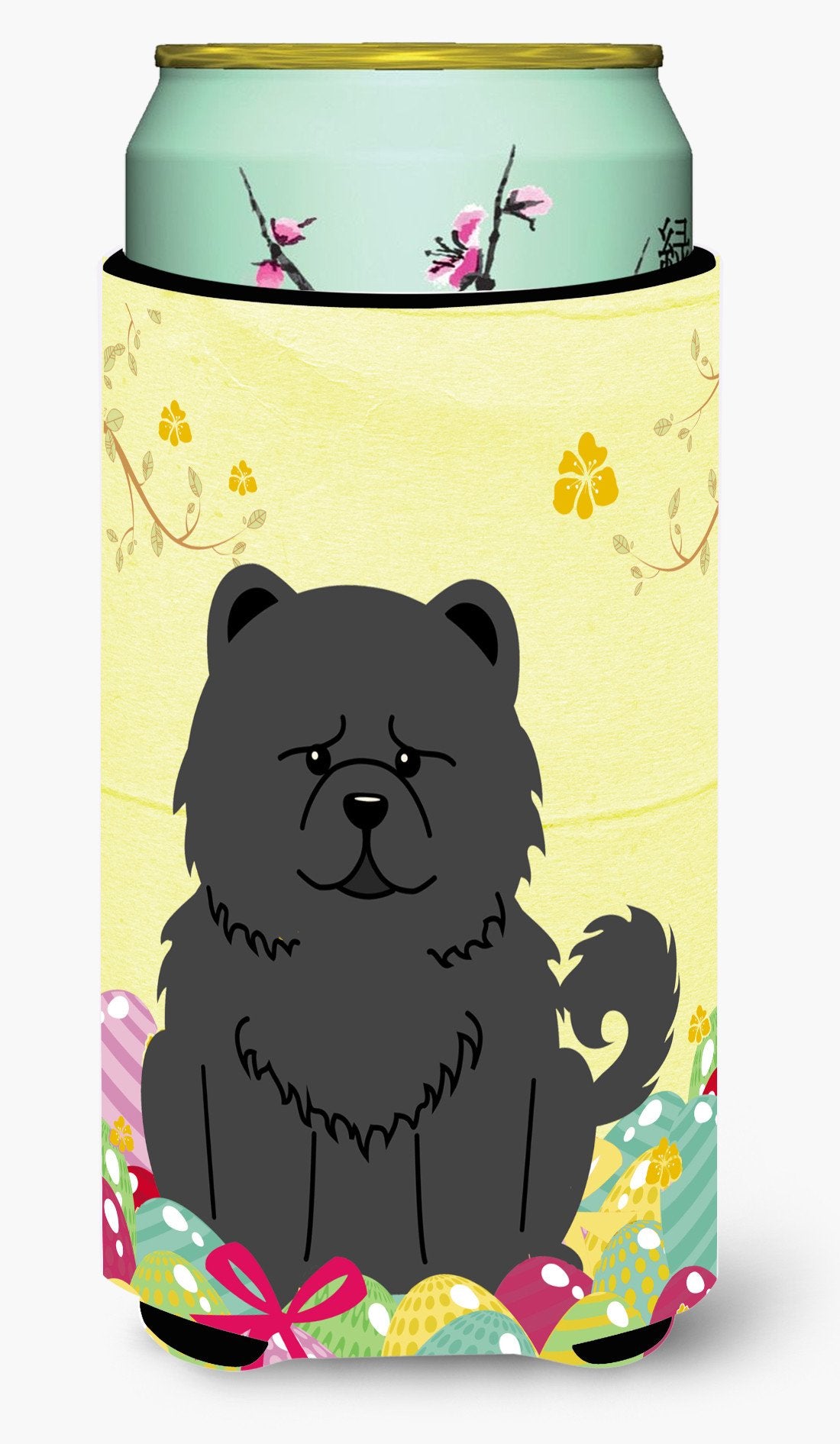 Easter Eggs Chow Chow Black Tall Boy Beverage Insulator Hugger BB6143TBC by Caroline's Treasures