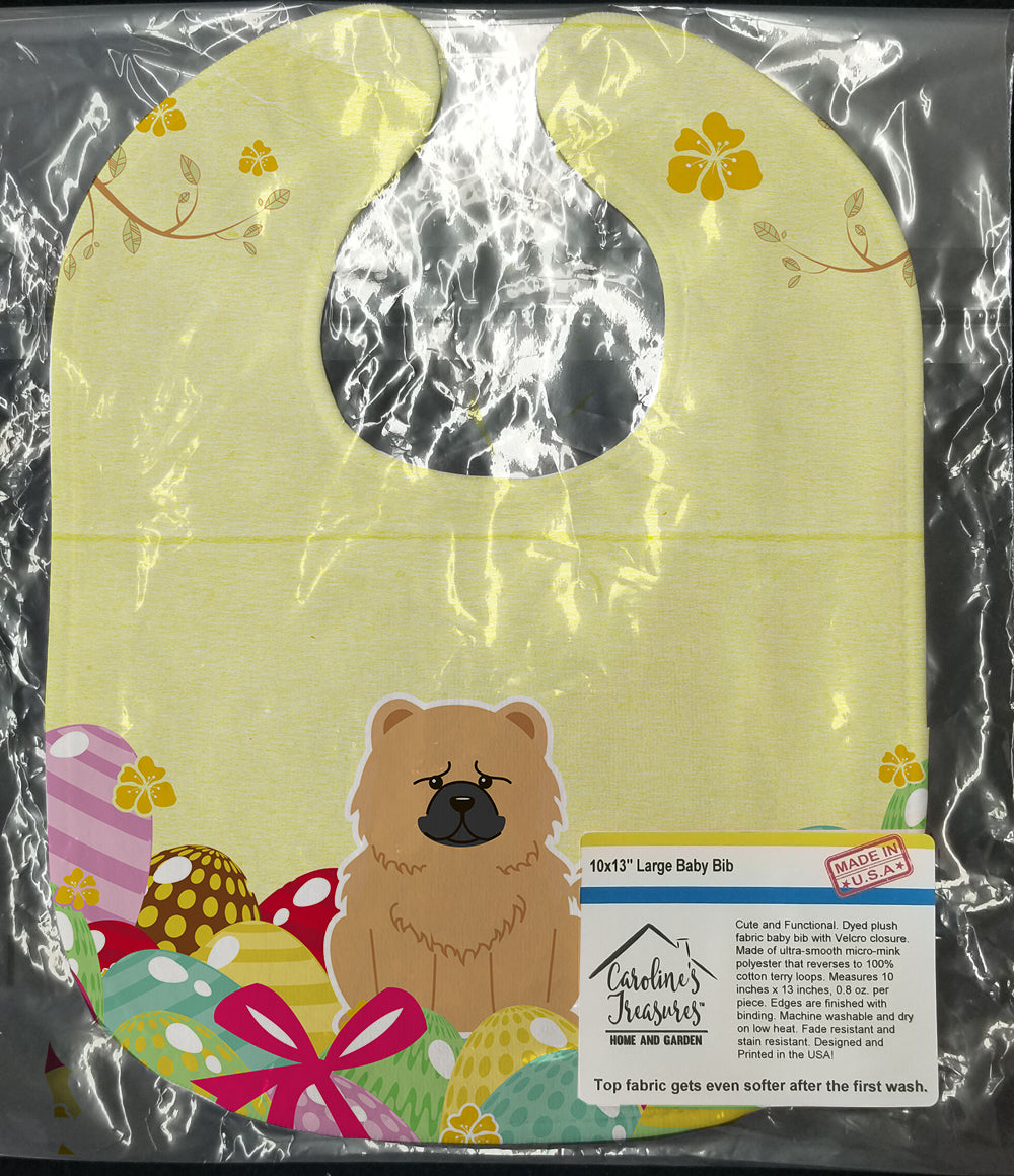 Easter Eggs Chow Chow Cream Baby Bib BB6144BIB - the-store.com