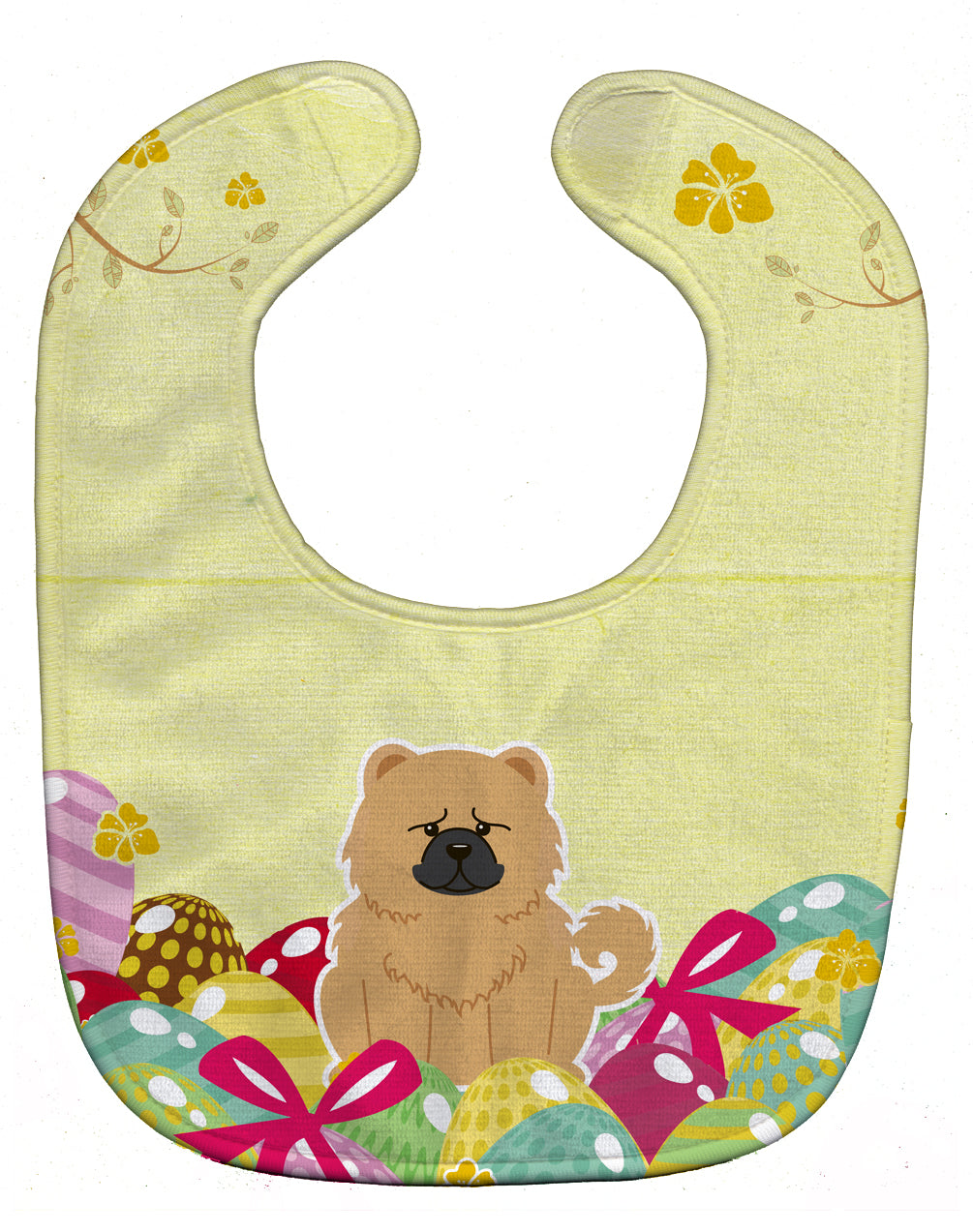 Easter Eggs Chow Chow Cream Baby Bib BB6144BIB - the-store.com