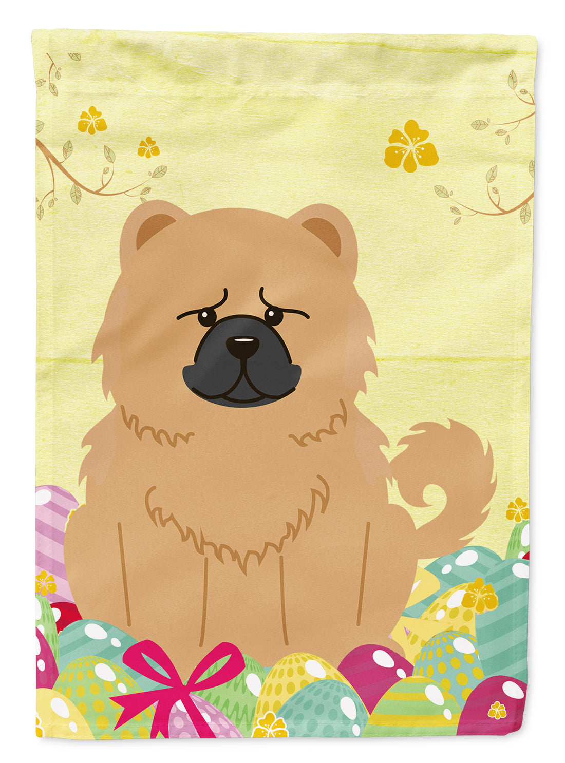 Easter Eggs Chow Chow Cream Flag Garden Size BB6144GF  the-store.com.