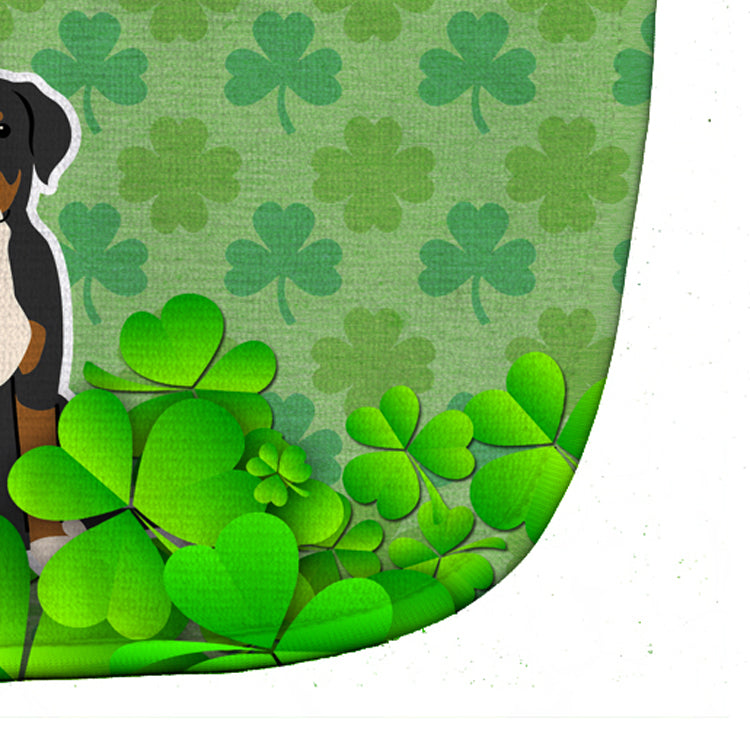 Greater Swiss Mountain Dog Shamrocks Baby Bib BB6178BIB - the-store.com