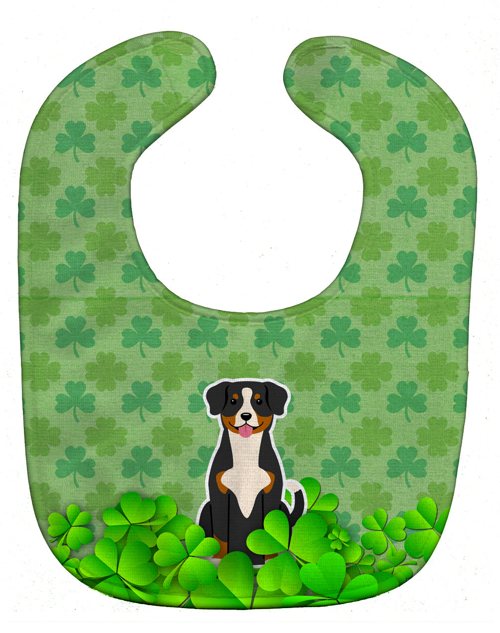 Entlebucher Shamrocks Baby Bib BB6179BIB - the-store.com