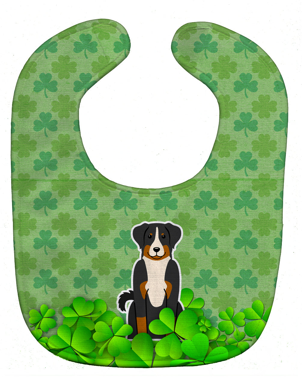 Entlebucher Shamrocks Baby Bib BB6184BIB - the-store.com