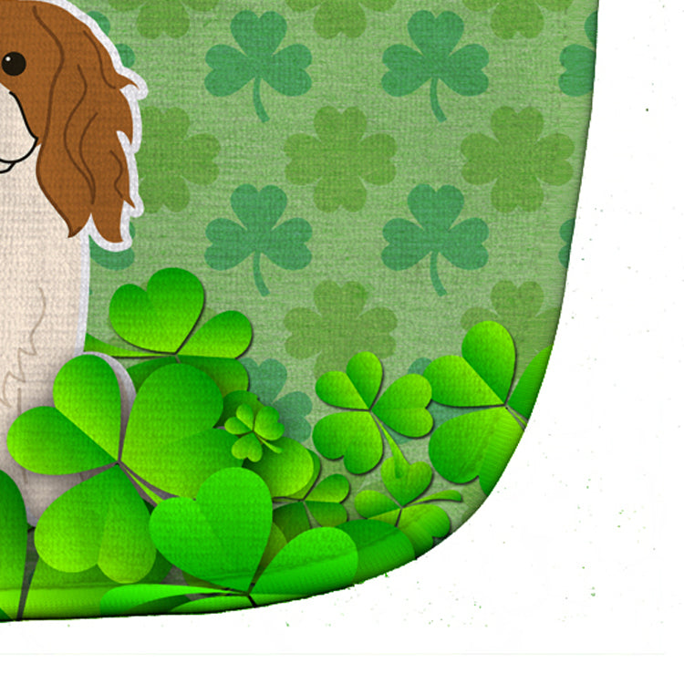 Cavalier Spaniel Shamrocks Baby Bib BB6199BIB - the-store.com