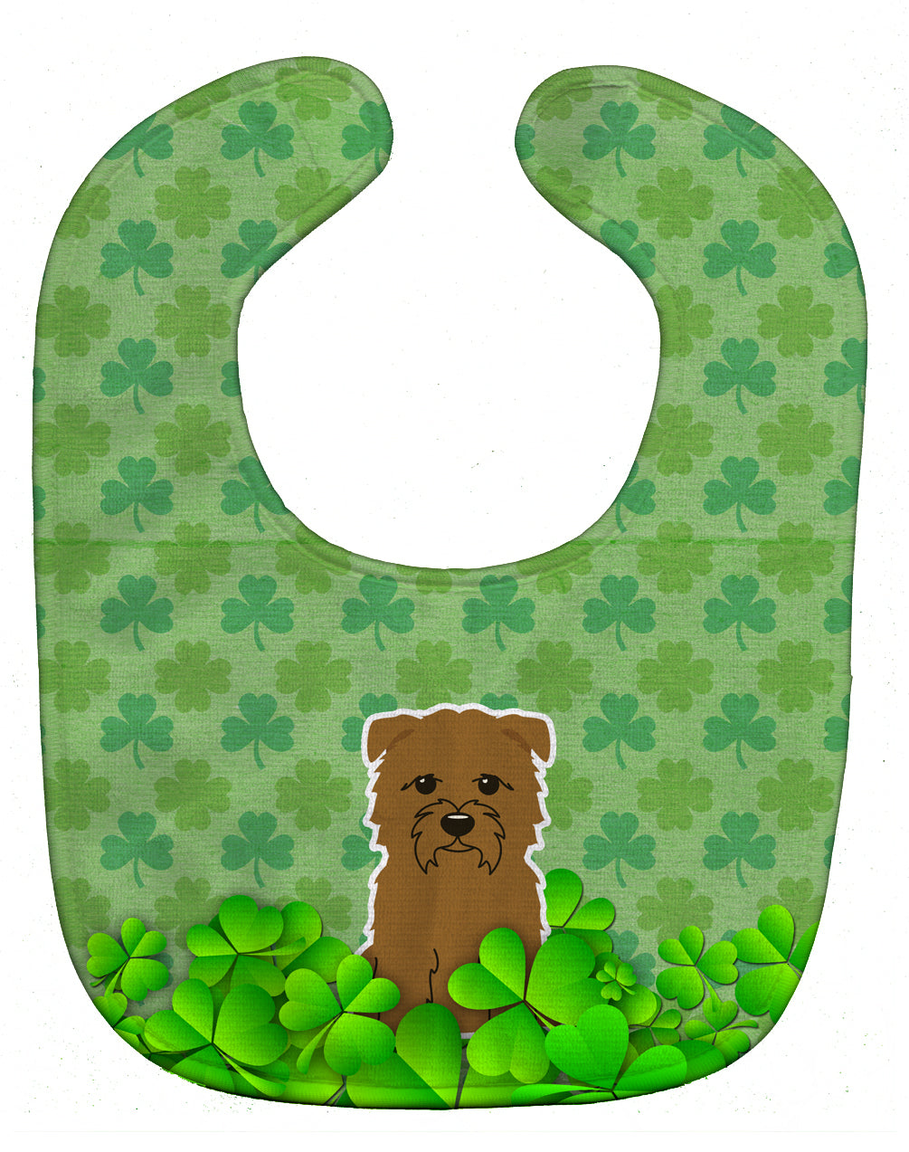 Glen of Imal Tan Shamrocks Baby Bib BB6201BIB - the-store.com