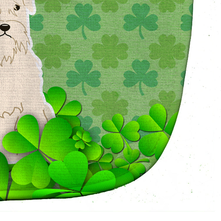 Soft Coated Wheaten Terrier Shamrocks Baby Bib BB6202BIB - the-store.com