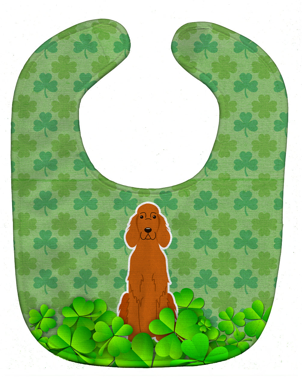 Irish Setter Shamrocks Baby Bib BB6205BIB - the-store.com