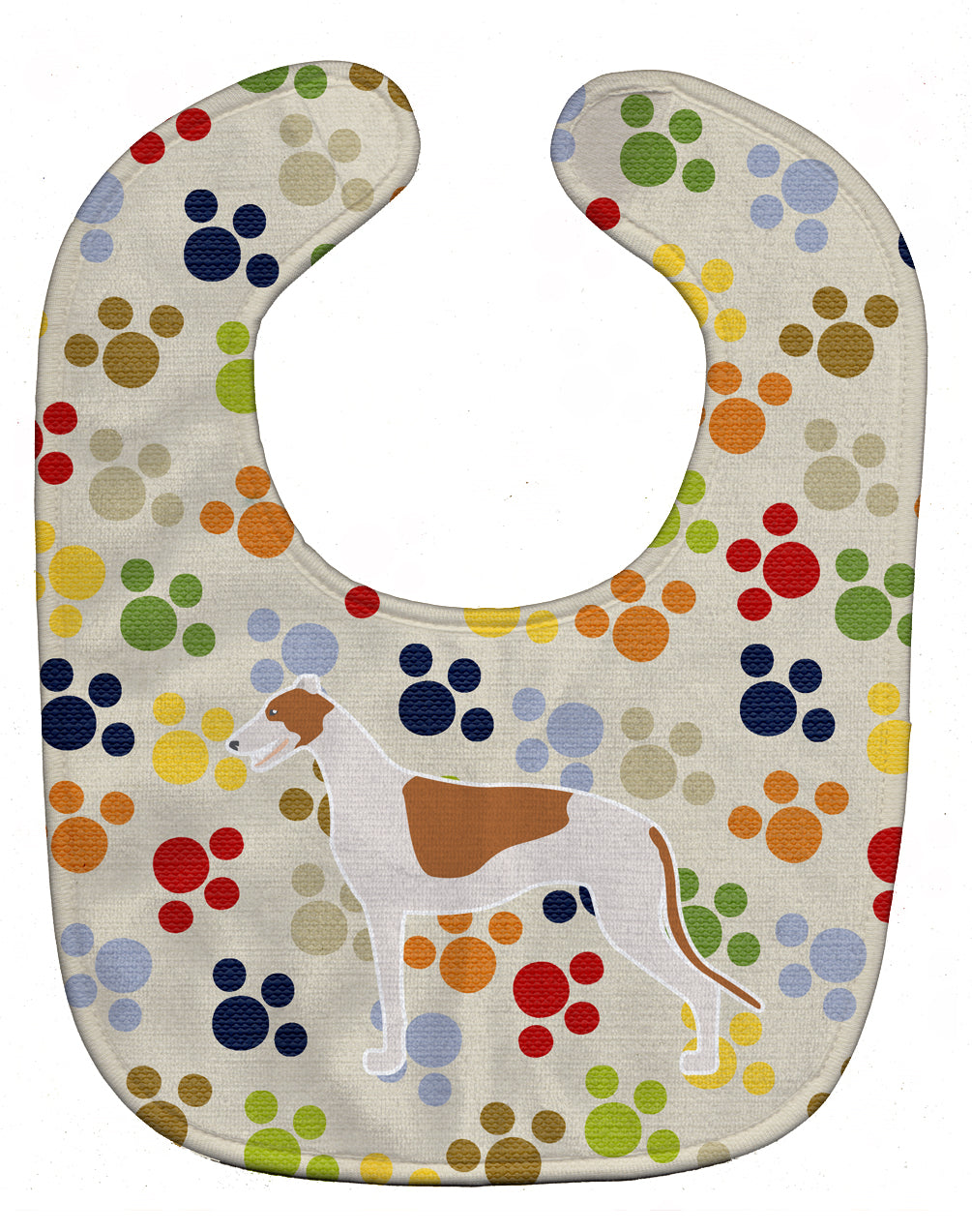 Greyhound Pawprints Baby Bib BB6310BIB - the-store.com