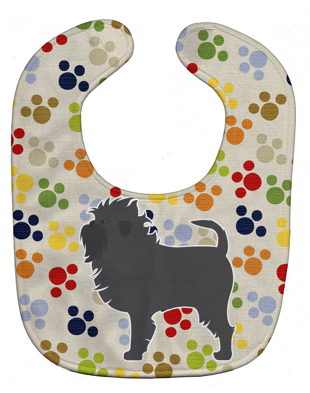 Affenpinscher Pawprints Baby Bib BB6353BIB - the-store.com