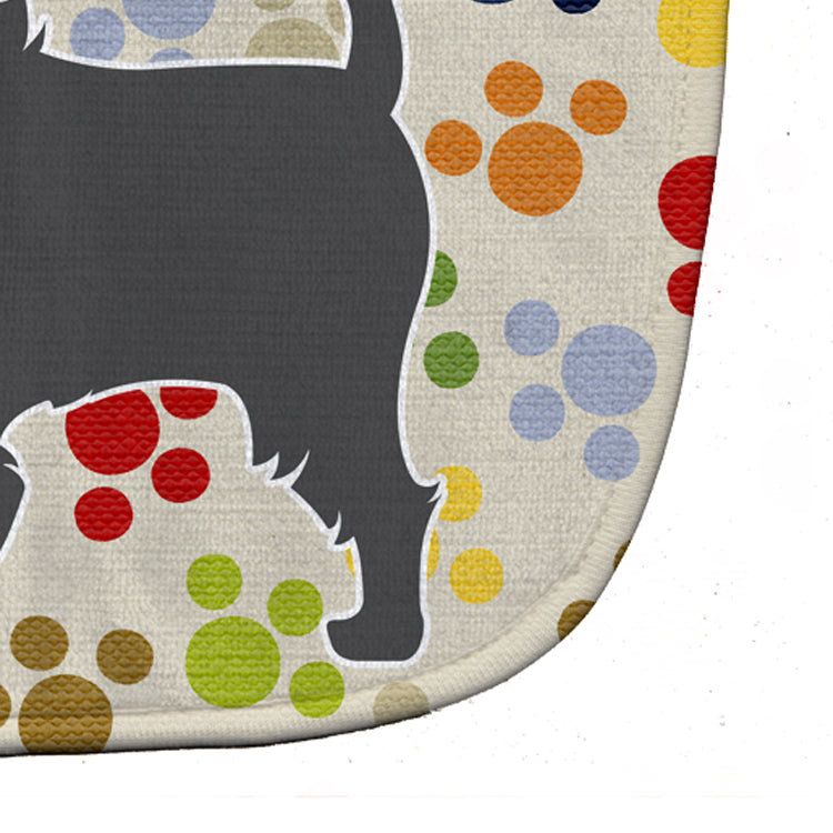 Affenpinscher Pawprints Baby Bib BB6353BIB - the-store.com