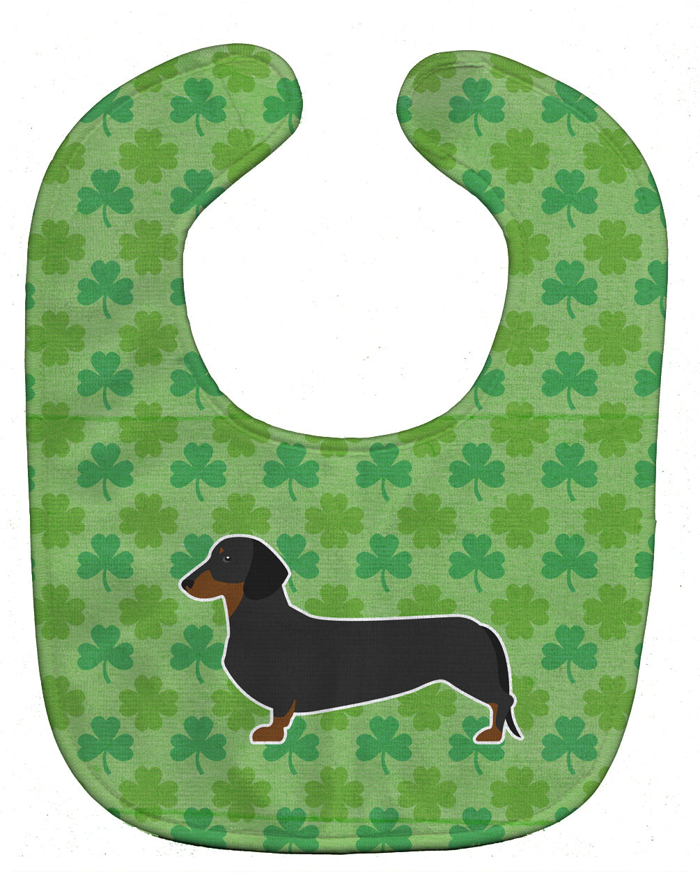 Dachshund Shamrocks  Baby Bib BB6387BIB - the-store.com