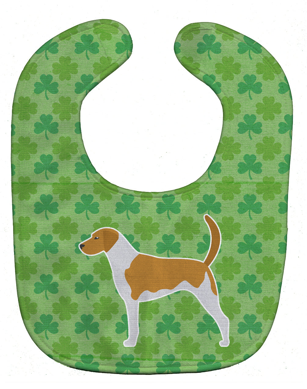 American Foxhound Shamrocks  Baby Bib BB6403BIB - the-store.com