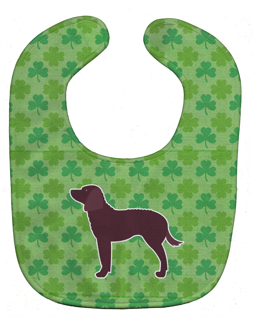 American Water Spaniel Shamrocks  Baby Bib BB6406BIB - the-store.com