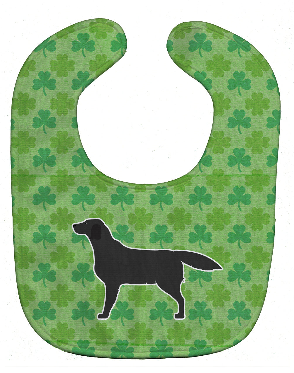 Black Labrador Retriever Shamrocks  Baby Bib BB6413BIB - the-store.com