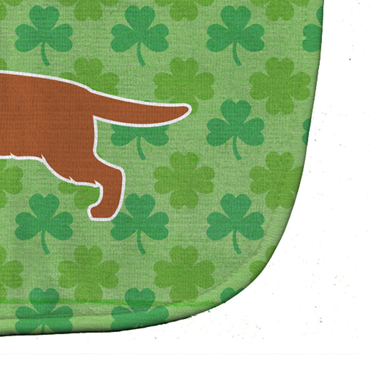 English Cocker Spaniel Shamrocks  Baby Bib BB6417BIB - the-store.com