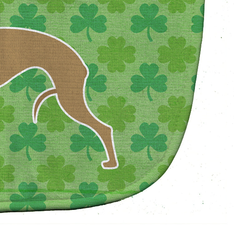 Italian Greyhound Shamrocks  Baby Bib BB6419BIB - the-store.com