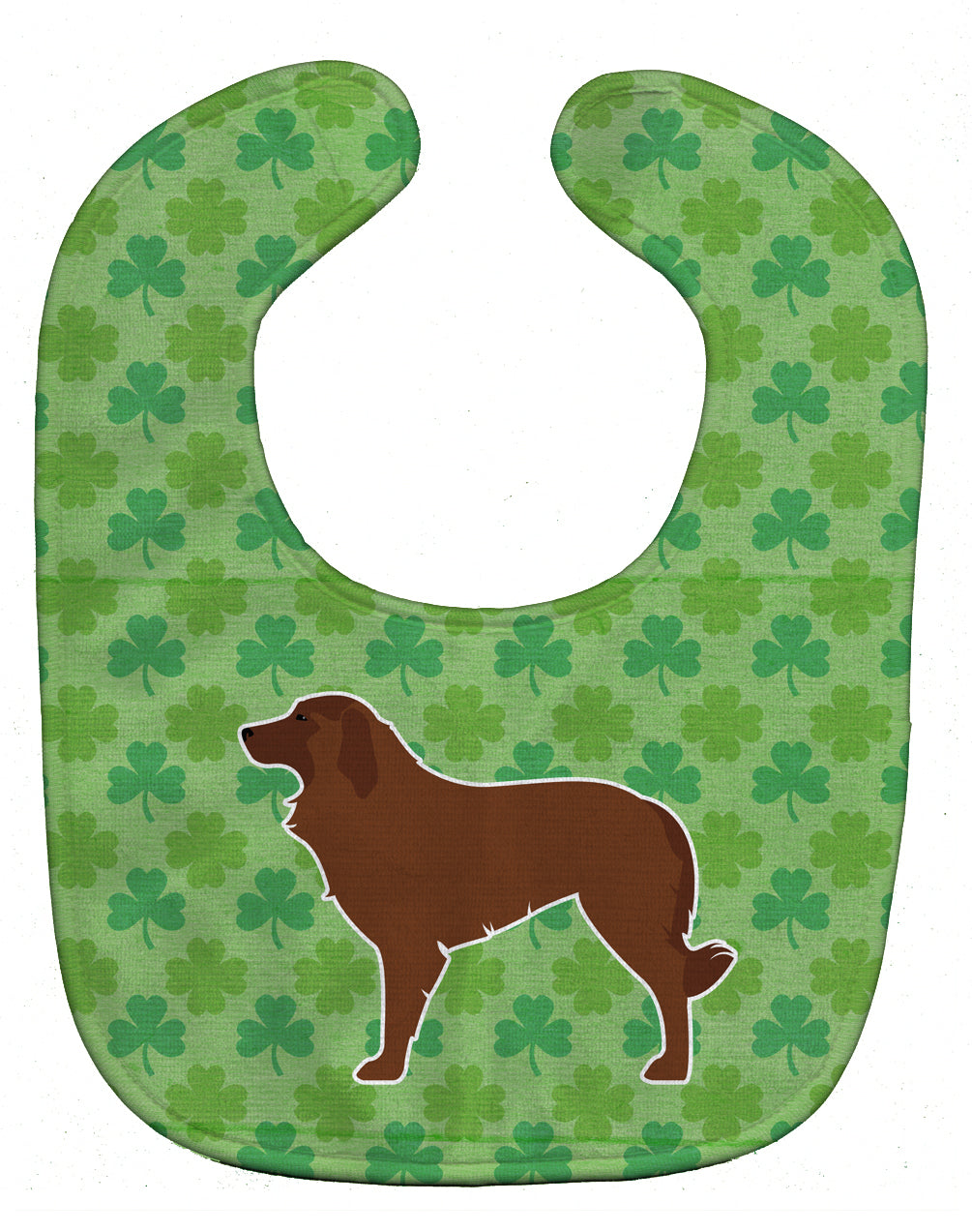 Portuguese Sheepdog Dog Shamrocks  Baby Bib BB6436BIB - the-store.com