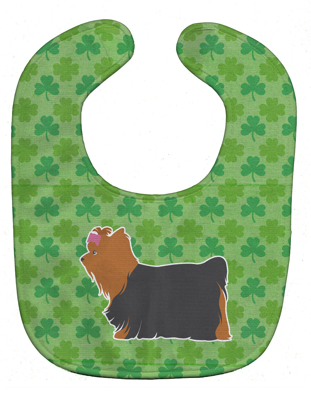 Yorkshire Terrier Yorkie Shamrocks  Baby Bib BB6439BIB - the-store.com