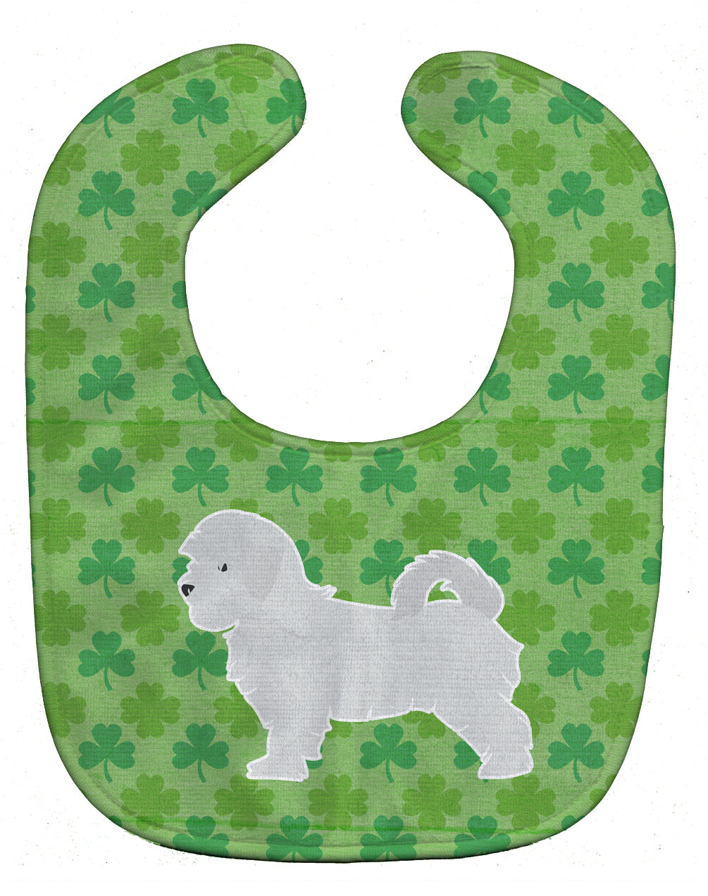 Maltese Shamrocks  Baby Bib BB6441BIB - the-store.com