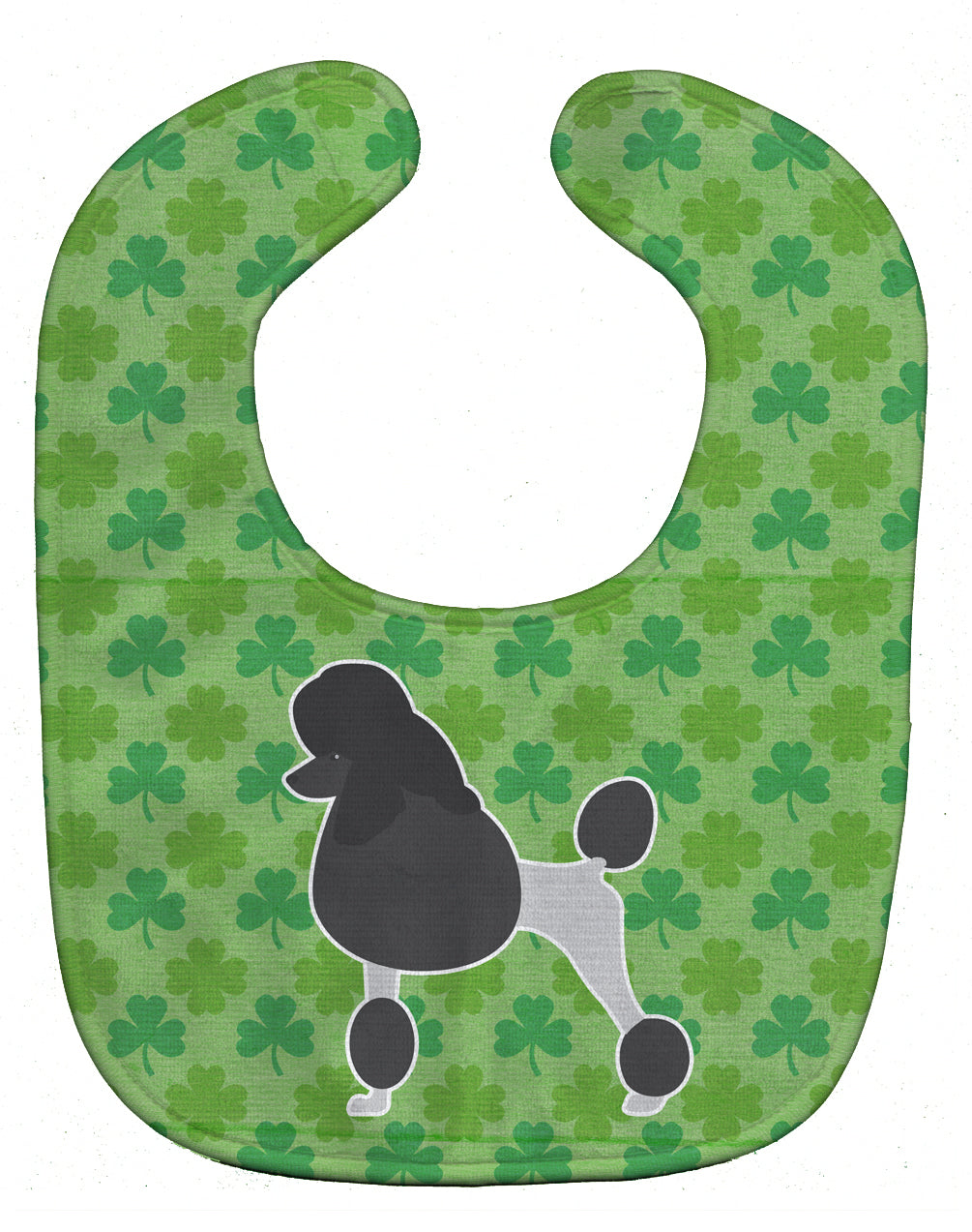 Poodle Shamrocks  Baby Bib BB6444BIB - the-store.com