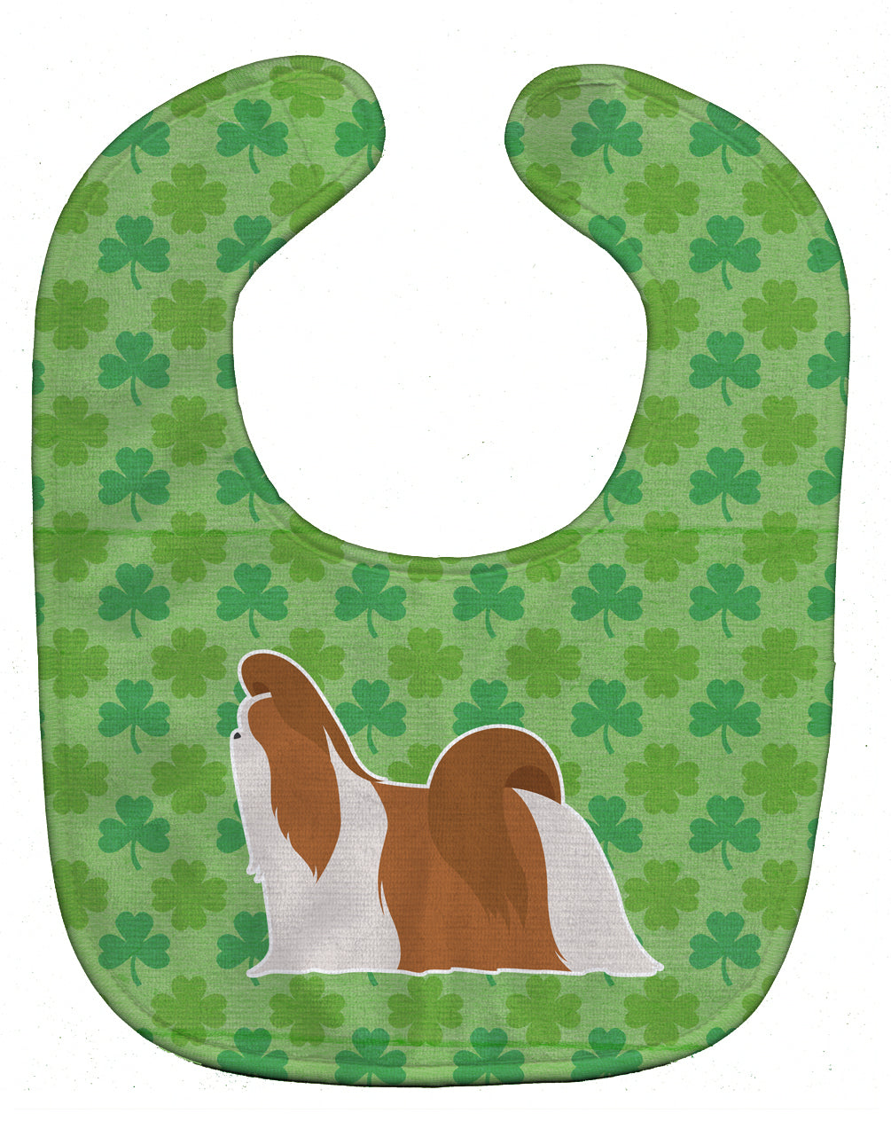 Shih Tzu Shamrocks  Baby Bib BB6451BIB - the-store.com