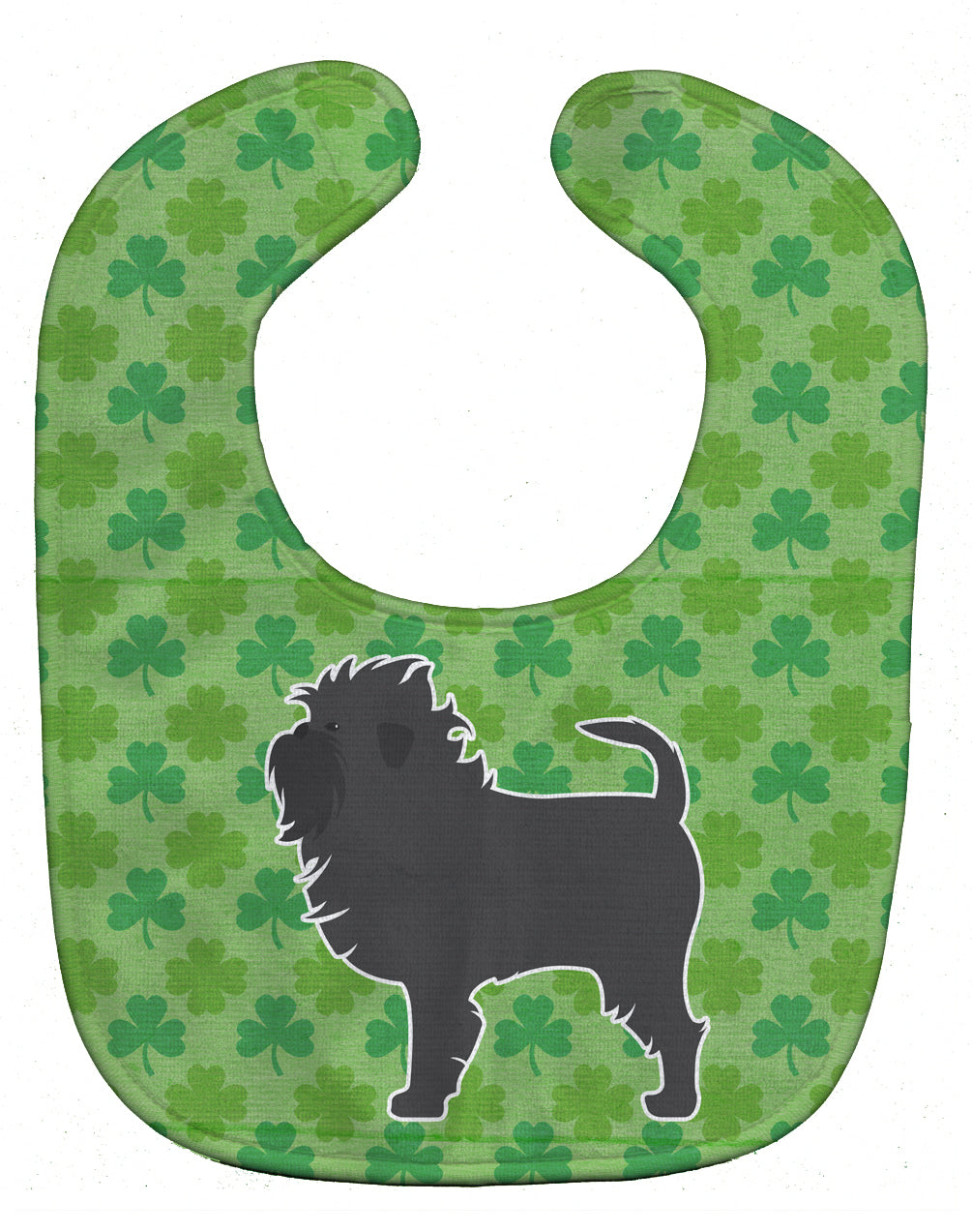 Affenpinscher Shamrocks  Baby Bib BB6453BIB - the-store.com