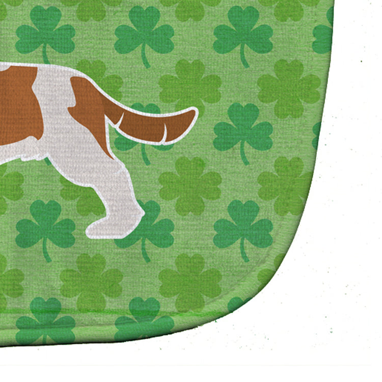 Cavalier King Charles Spaniel Shamrocks  Baby Bib BB6454BIB - the-store.com