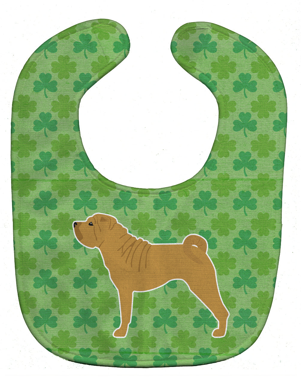 Shar Pei Merry Shamrocks  Baby Bib BB6457BIB - the-store.com