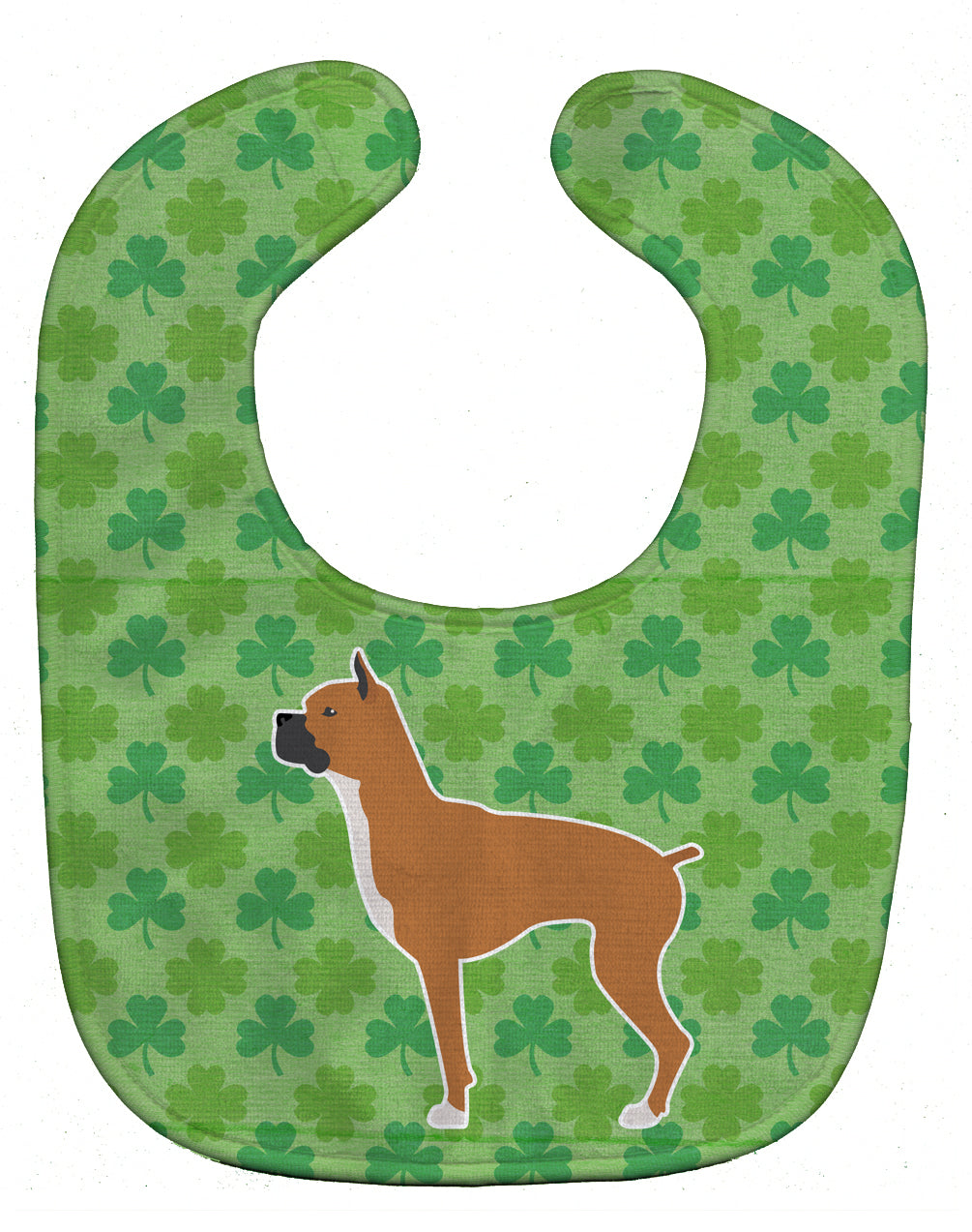 Boxer Shamrocks  Baby Bib BB6458BIB - the-store.com