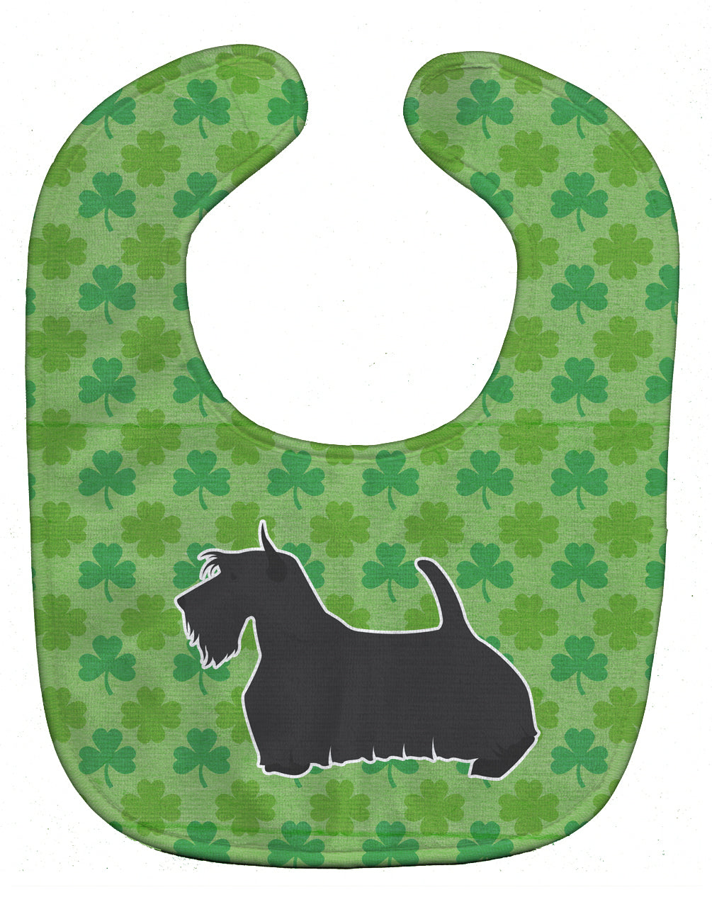 Scottish Terrier Shamrocks  Baby Bib BB6474BIB - the-store.com