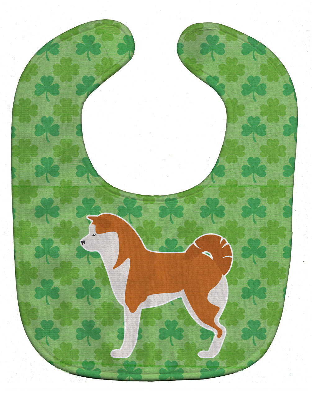 Akita Shamrocks  Baby Bib BB6477BIB - the-store.com