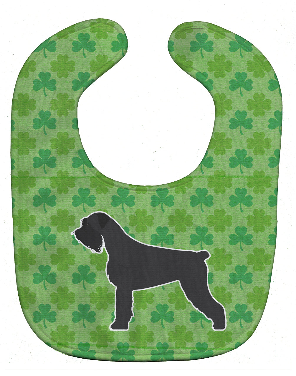 Giant Schnauzer Shamrocks  Baby Bib BB6478BIB - the-store.com