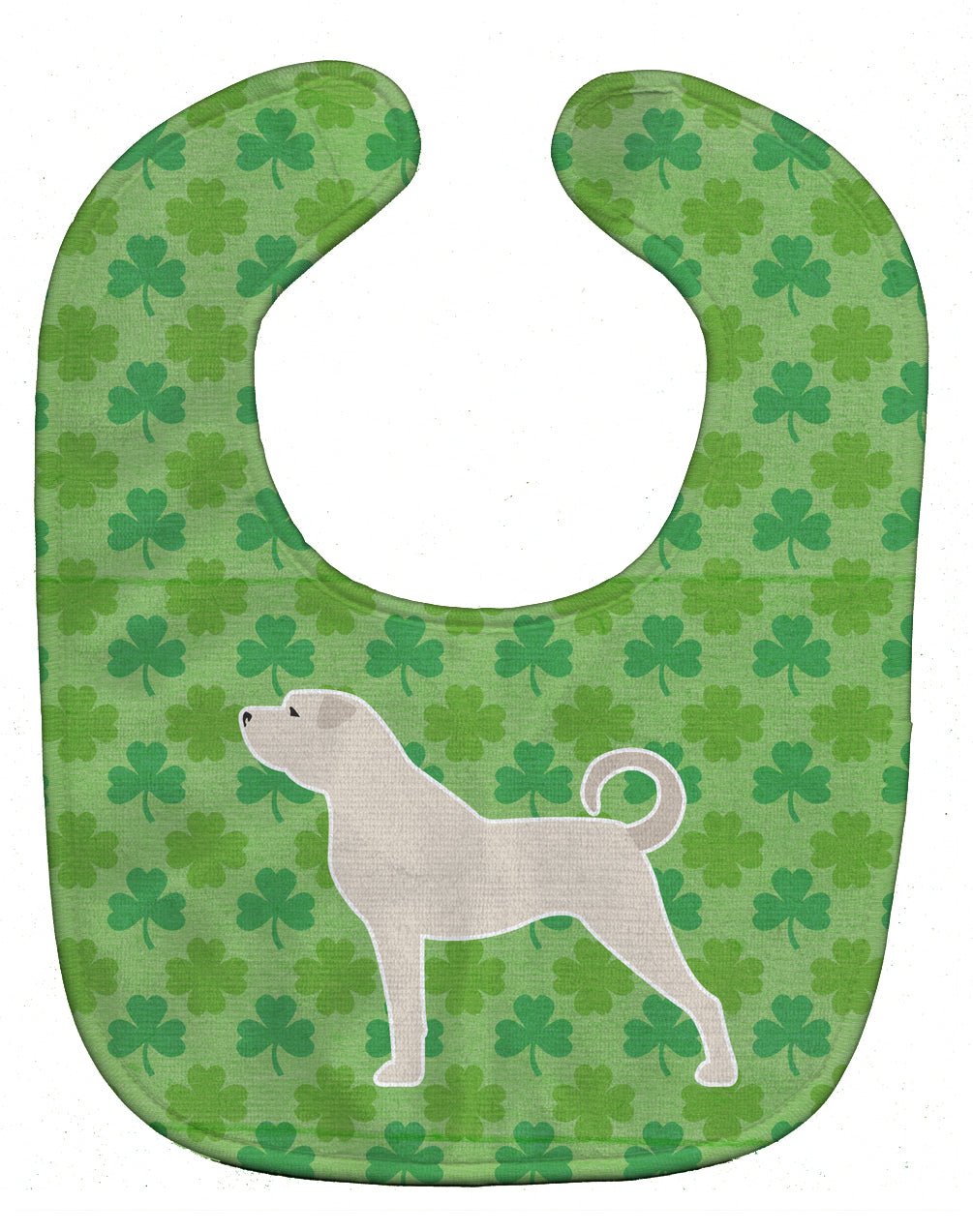 Anatolian Shepherd Shamrocks  Baby Bib BB6482BIB - the-store.com